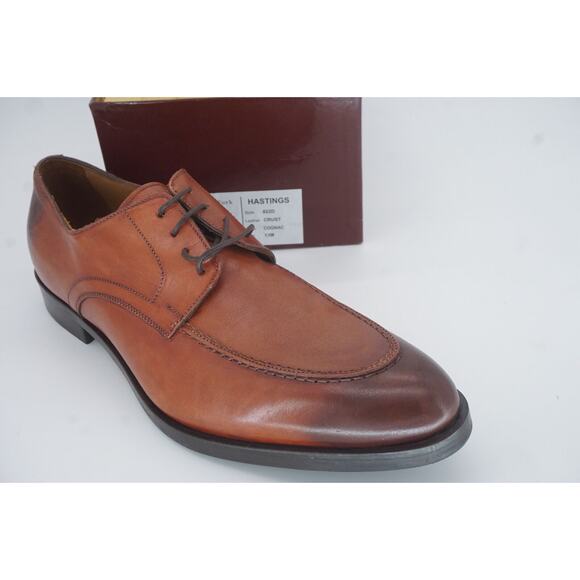 To Boot New York Black Leather Hastings Apron Toe Oxford...